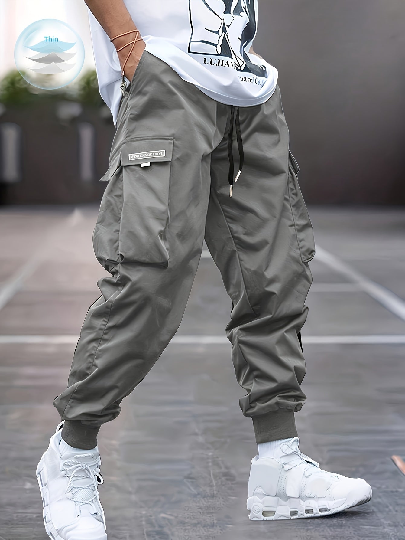 Men's Heavy-Duty Pants - Solid Color Casual Outdoor Pants with Full-Length, Regular Fit for Workwear,, & Everyday Carry (Spring/Fall) - Non-Stretch Fabric, Hand Wash/Dry - Men's Trousers