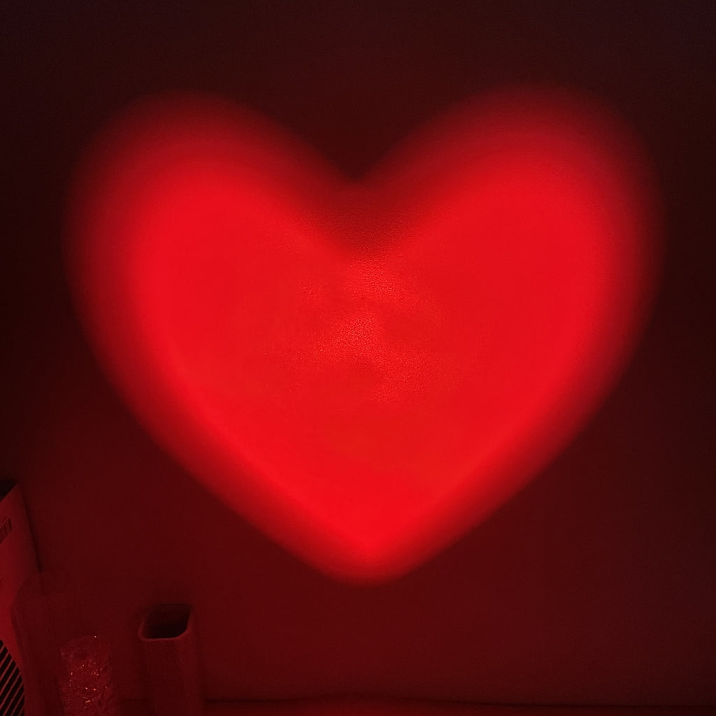 Red Heart Projection Mood Light