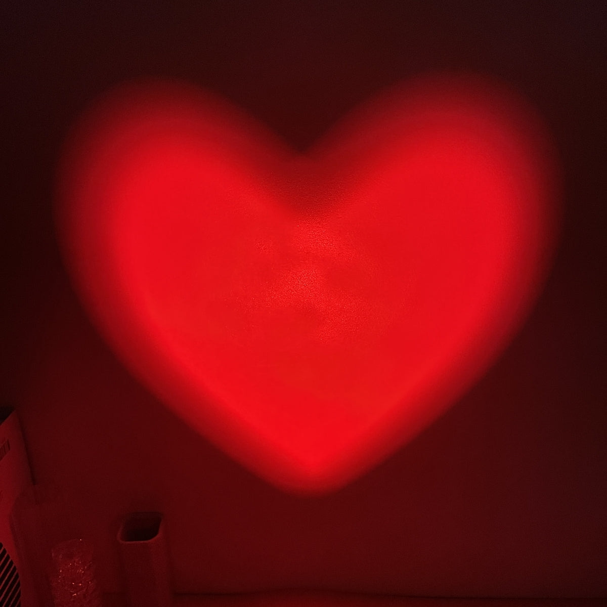 Red Heart Projection Mood Light