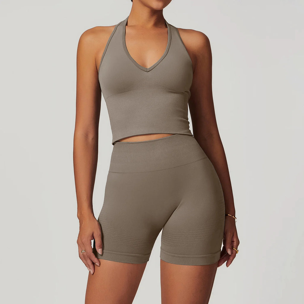 2025 Women's Latest Yoga Gym Kit Sports Bra Leggings Yoga Pants Sport Yoga Jacket Fitness Women Yoga Set