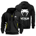 VENUM Venom Sports hooded multi-pocket zipper Jacket Fitness Running Training Casual large-sized sweatshirt Autumn and winter