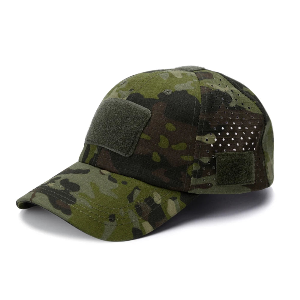 Unisex Camouflage Baseball Cap Adjustable Snapback Hat Comfortable Breathable Fashionable Streetwear for Men And Women