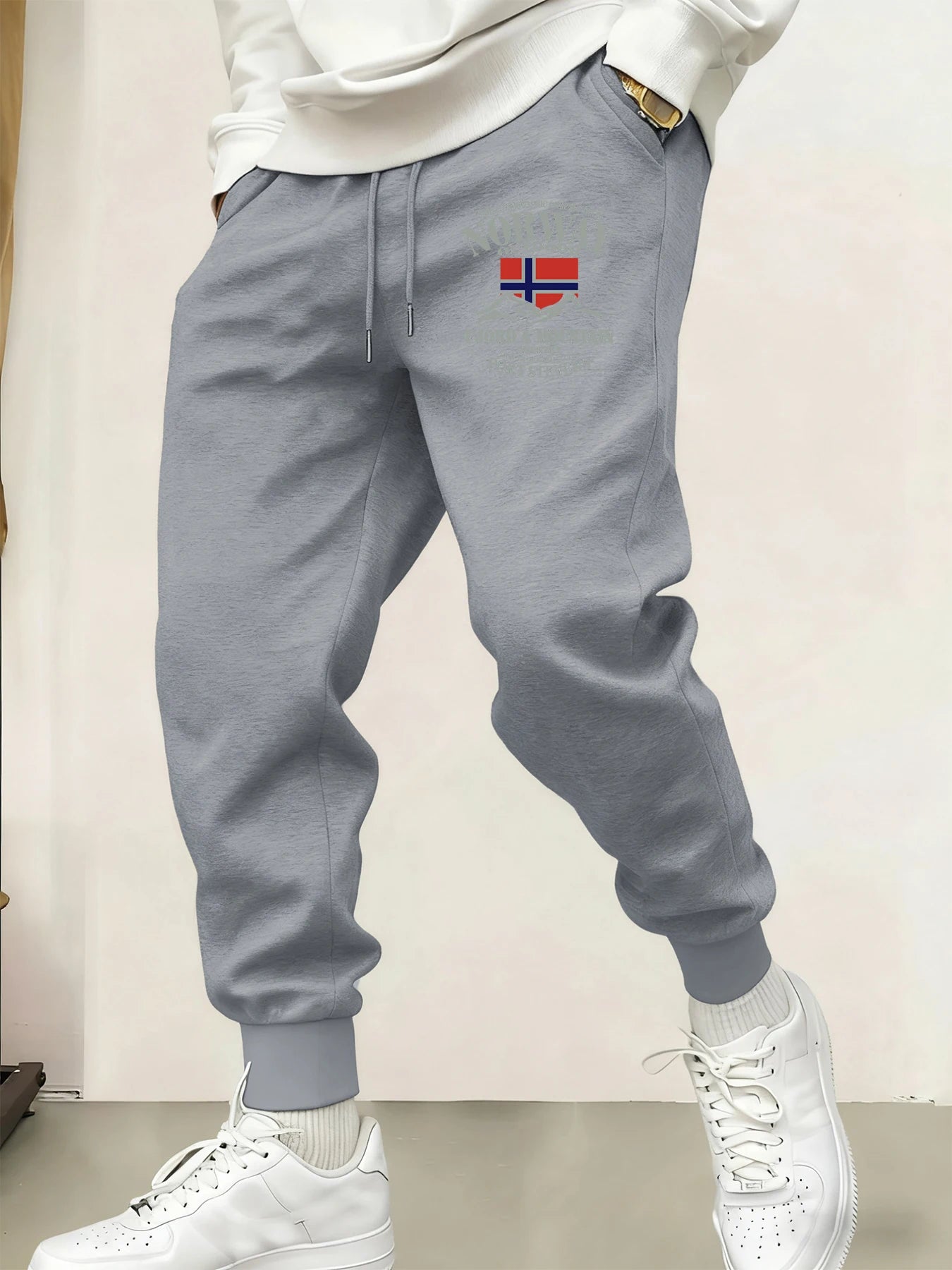 2025 New Male Sweatpant Trendy Multicolor Pants Norway Fjords And Mountains Print Casual  Pant Sports Jogging Unisex Britches