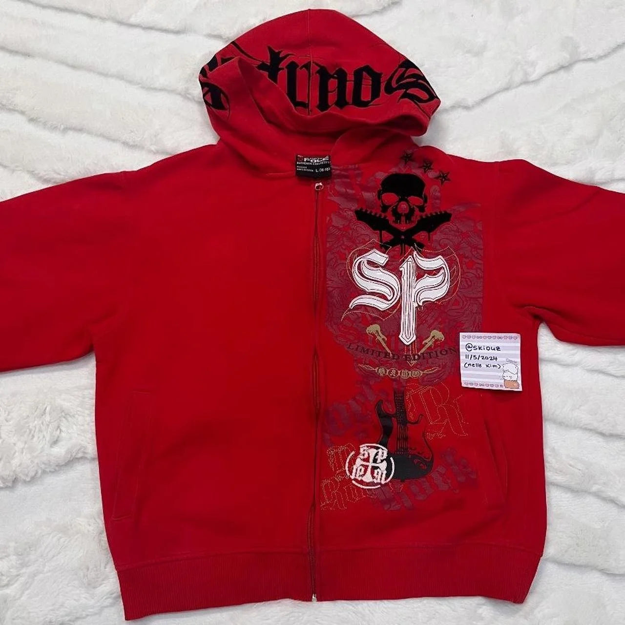 Graffiti Southpole Men Zipper Hoodie Street New Sweater Hoodie Harajuku Vintage Hip Hop Casual Sports Hooded Sweater