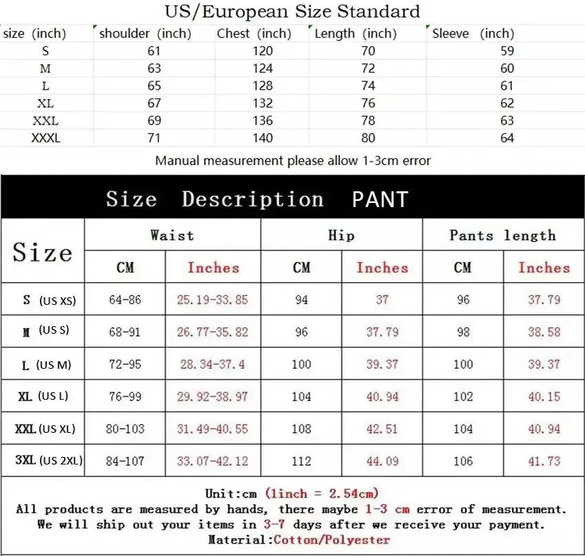 Hoodies Sets Men Clothing Fashion Autumn/Winter Designer Clothing Hooded Jacket + Pants Suit Jogging Sportswear Two-piece Suit