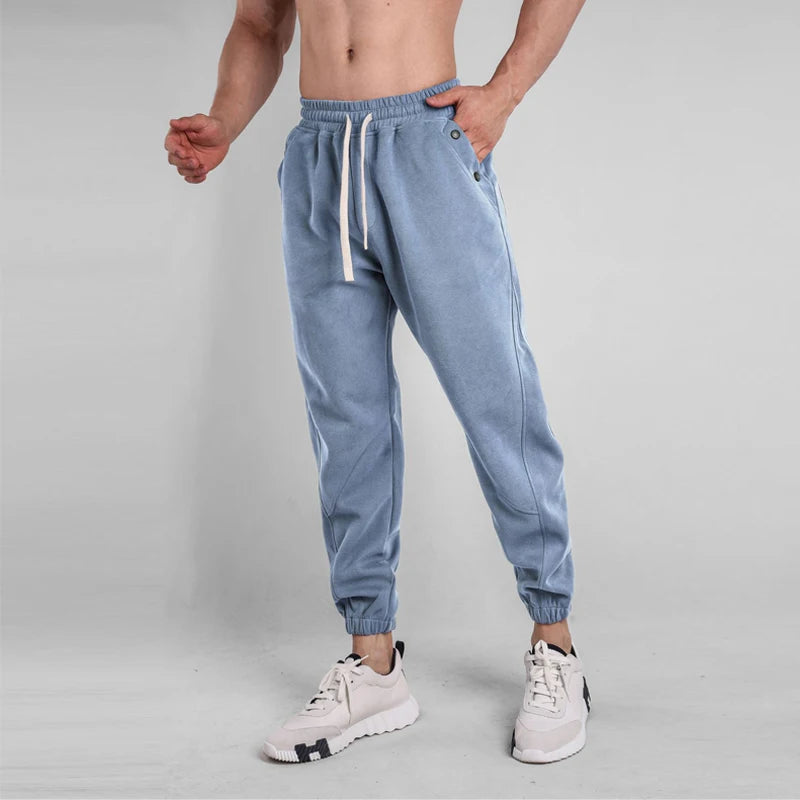 New Jogging Pants Men Sport Sweatpants Running Pants Pants Men Joggers Cotton Trackpants Slim Fit Pants Bodybuilding Trouser