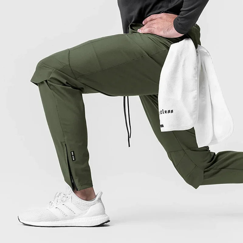 Men's Summer Joggers Pants Quick Dry Running Sweatpants Gym Fitness Outdoor Hip Hop Casual Track Trousers Breathable Sportswear