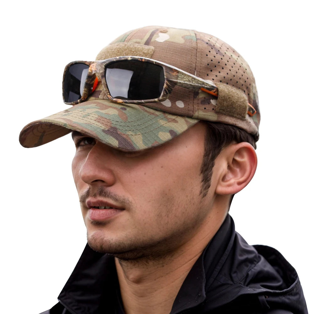 Unisex Camouflage Baseball Cap Adjustable Snapback Hat Comfortable Breathable Fashionable Streetwear for Men And Women
