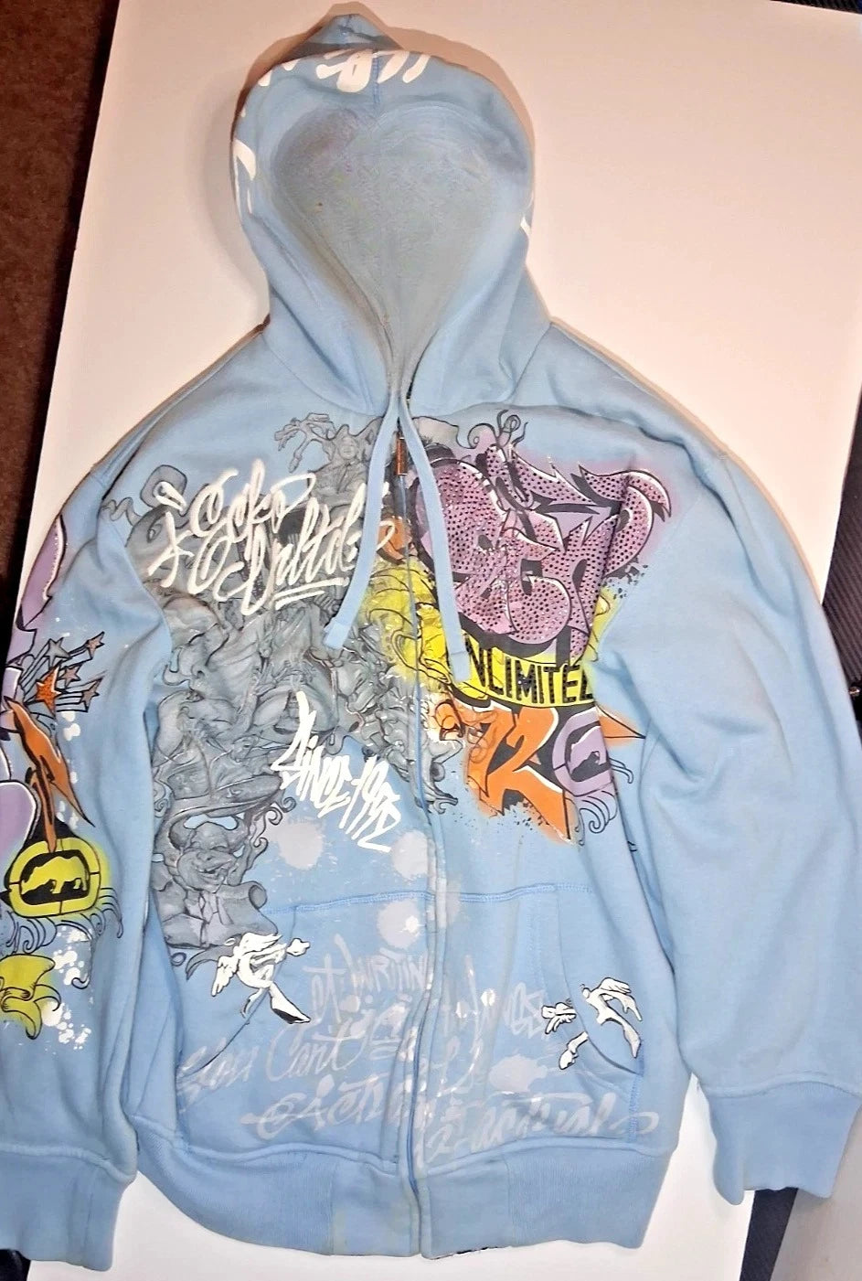 Graffiti Southpole Men Zipper Hoodie Street New Sweater Hoodie Harajuku Vintage Hip Hop Casual Sports Hooded Sweater