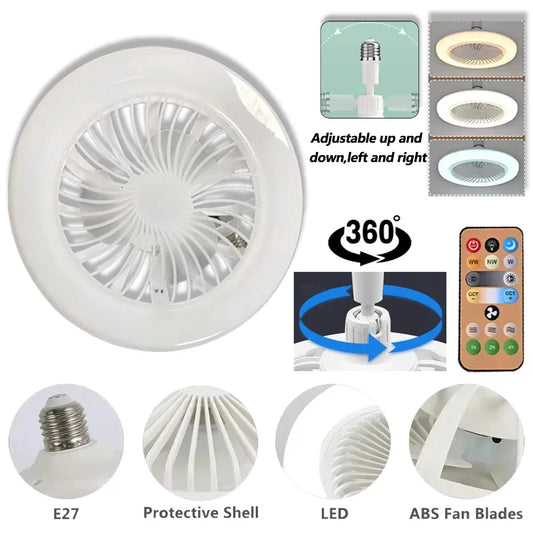 Cool & Bright™ – 2-in-1 Ceiling Fan Lamp with Remote