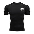 Compression T-Shirt Men Bodybuilding Sportswear Short Sleeve Quick Dry Workout Shirts Sport Tops Tee Gym Running T-shirt Men