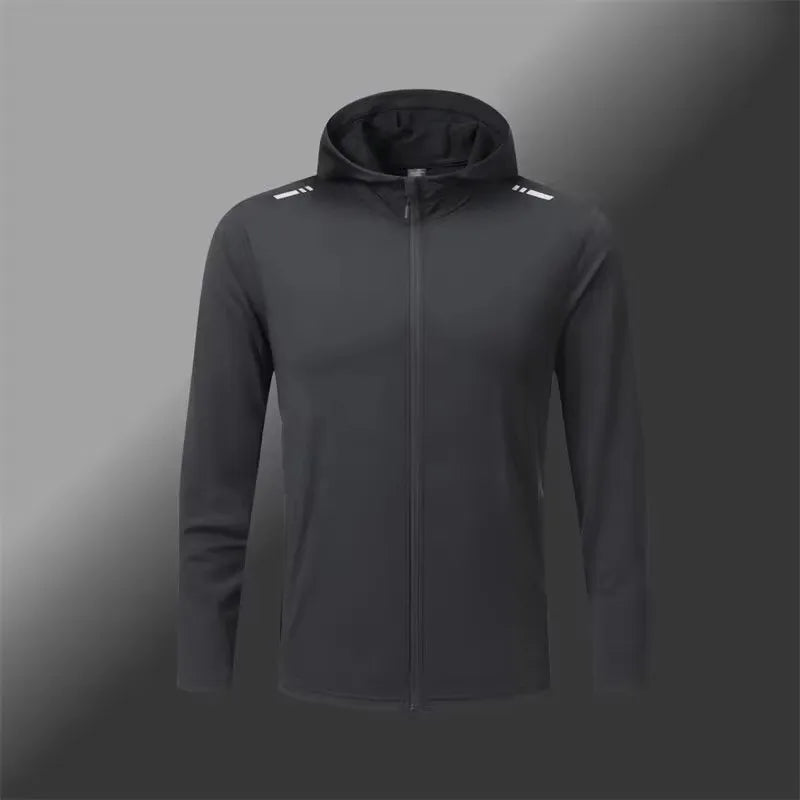 Sports jackets men's fitness clothes running equipment morning running clothes cycling training tight fitting quick drying cloth