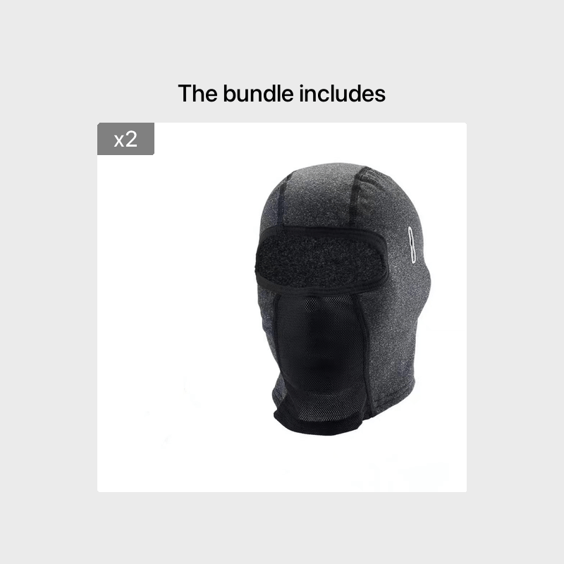 Breathable & Warm Motorcycle Riding Neck Gaiter - Adjustable Ear Loops, Full Face Coverage for Winter, Skiing, And Street Bikes, Skiing Accessory, Sleek Design, Flexible Fit