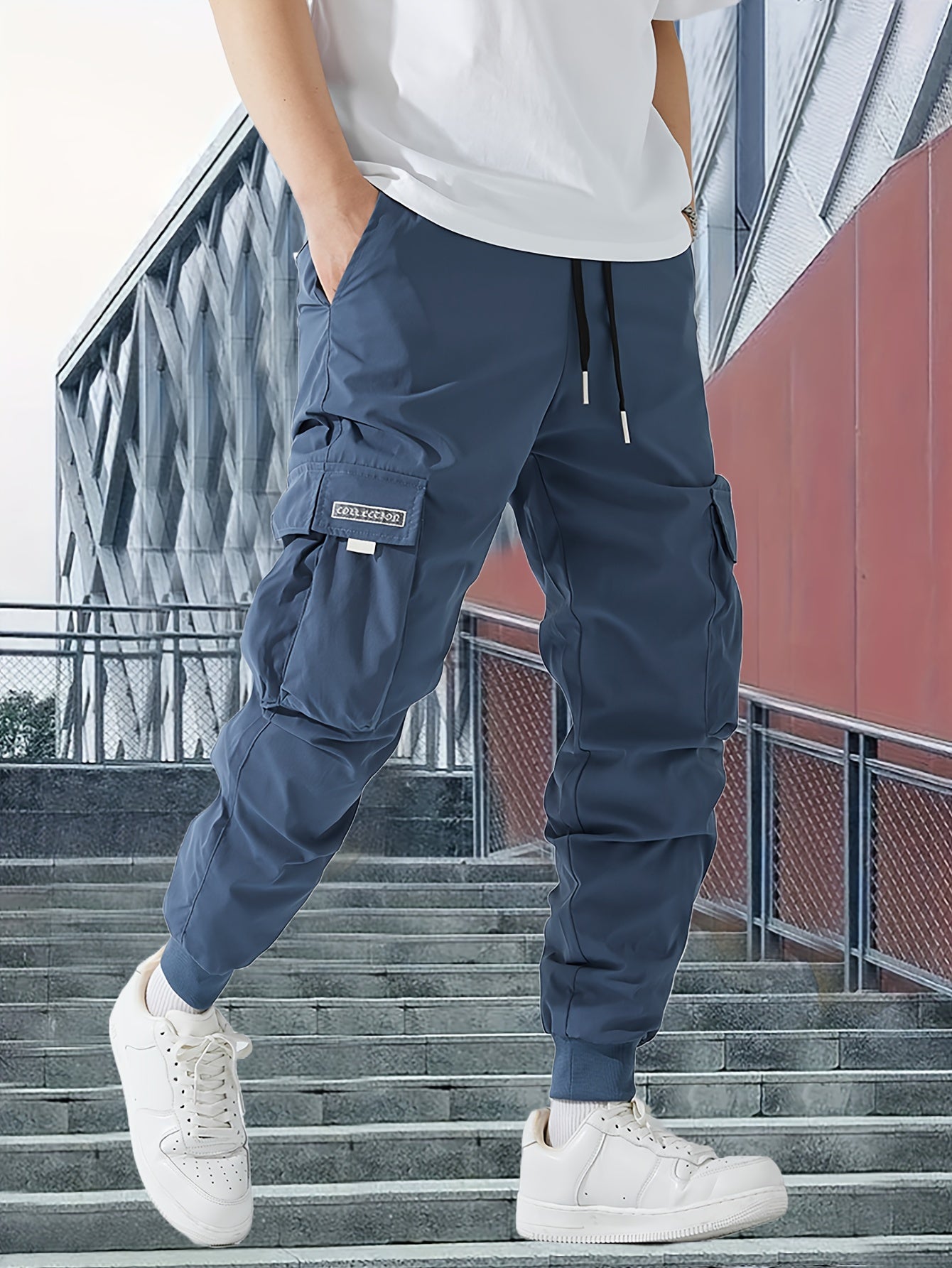 Men's Heavy-Duty Pants - Solid Color Casual Outdoor Pants with Full-Length, Regular Fit for Workwear,, & Everyday Carry (Spring/Fall) - Non-Stretch Fabric, Hand Wash/Dry - Men's Trousers